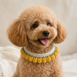 Crochet Pet Collar Pattern – Tulip Collar PDF Tutorial