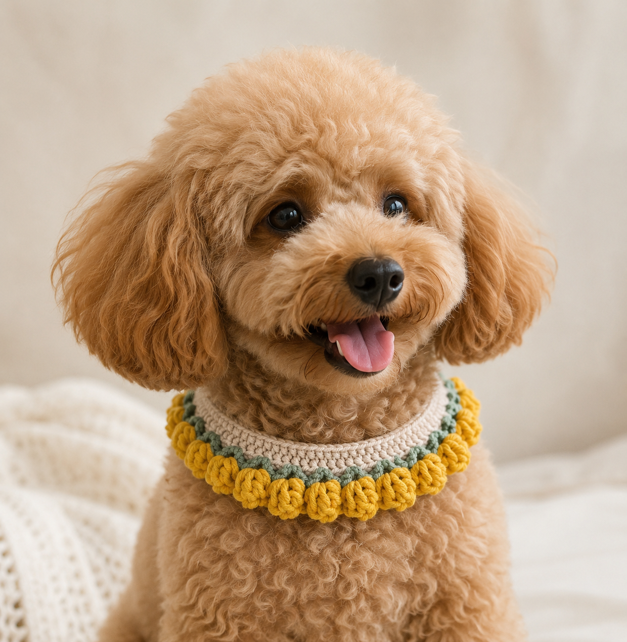 Crochet Pet Collar Pattern – Tulip Collar PDF Tutorial