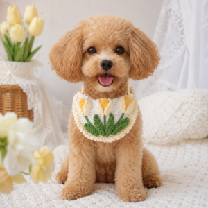 Tulip Pet Bandana Crochet Pattern | PDF Tutorial