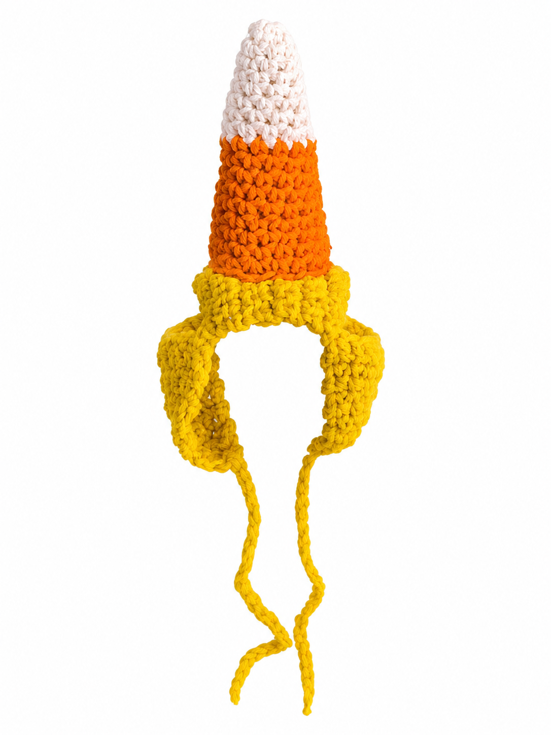 Candy Corn Cat Hat Crochet Pattern | Pet Hat DIY Tutorial - Image 3