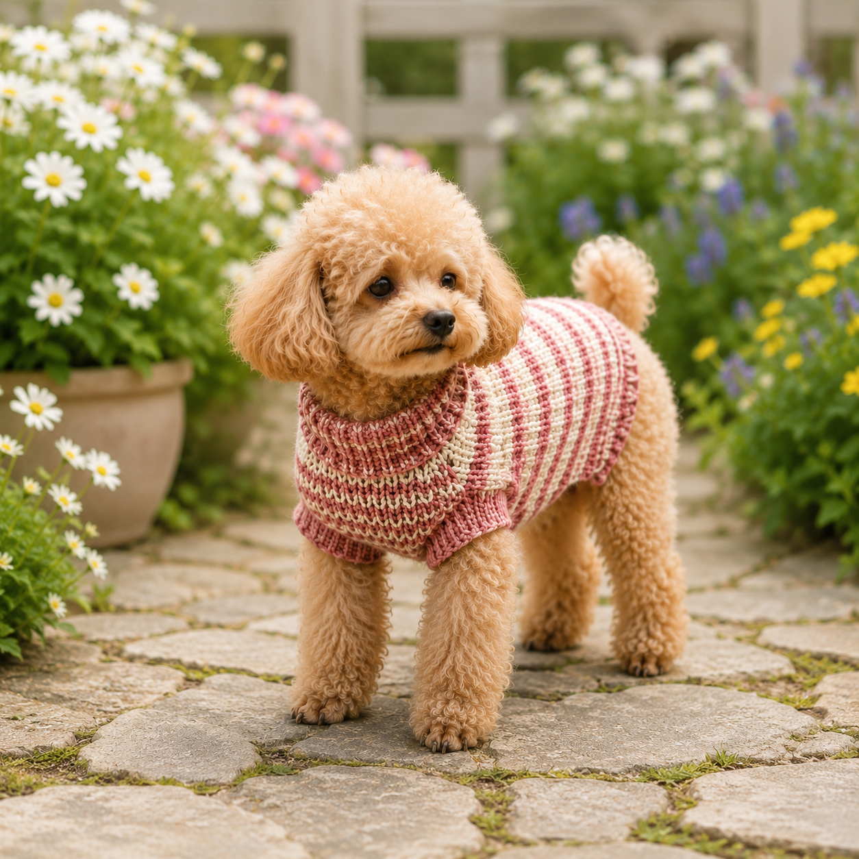 Dog Sweater Knitting Pattern | Easy Pet Sweater PDF