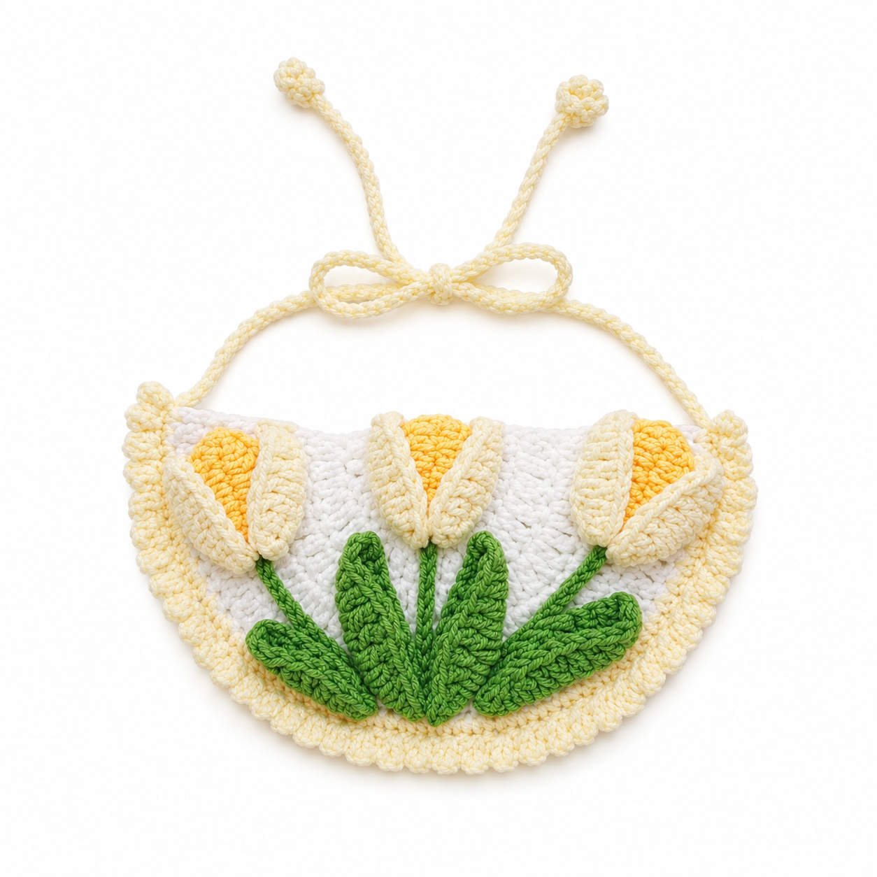 Tulip Pet Bandana Crochet Pattern | PDF Tutorial - Image 3