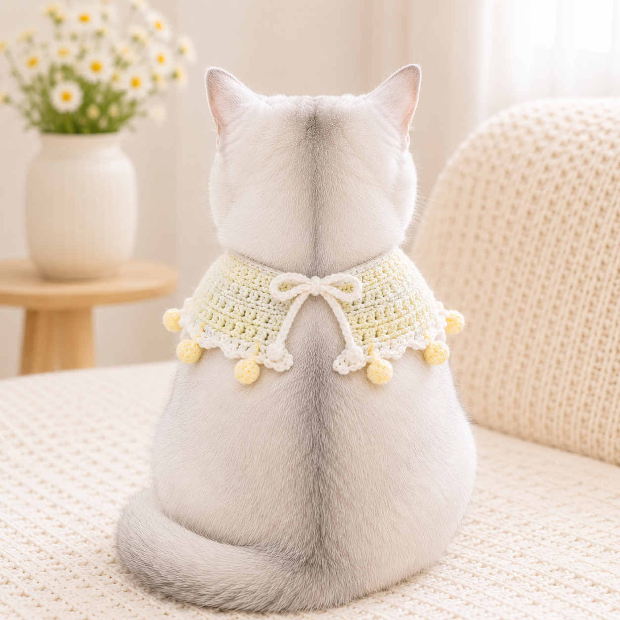 Baby Bottle Cat Collar Crochet Pattern PDF | Cute Kitten Collar Tutorial | DIY Pet Collar Instant Download - Image 2