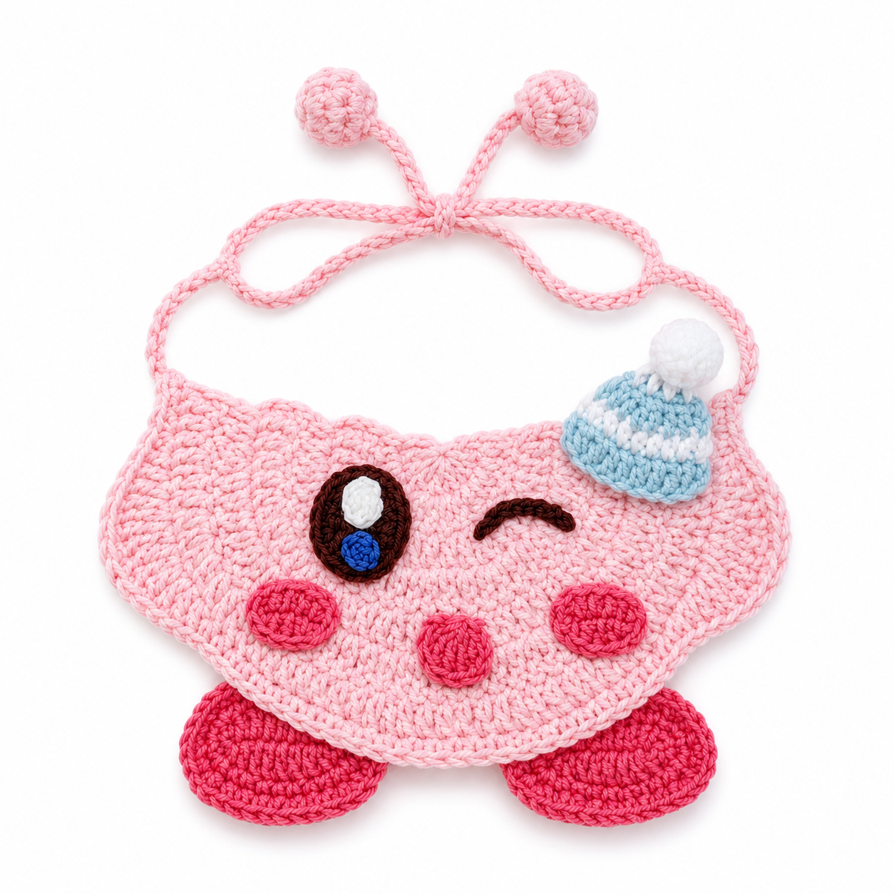 Kirby Pet Bandana Crochet Pattern PDF | Cute Dog & Cat Bib Tutorial - Image 3