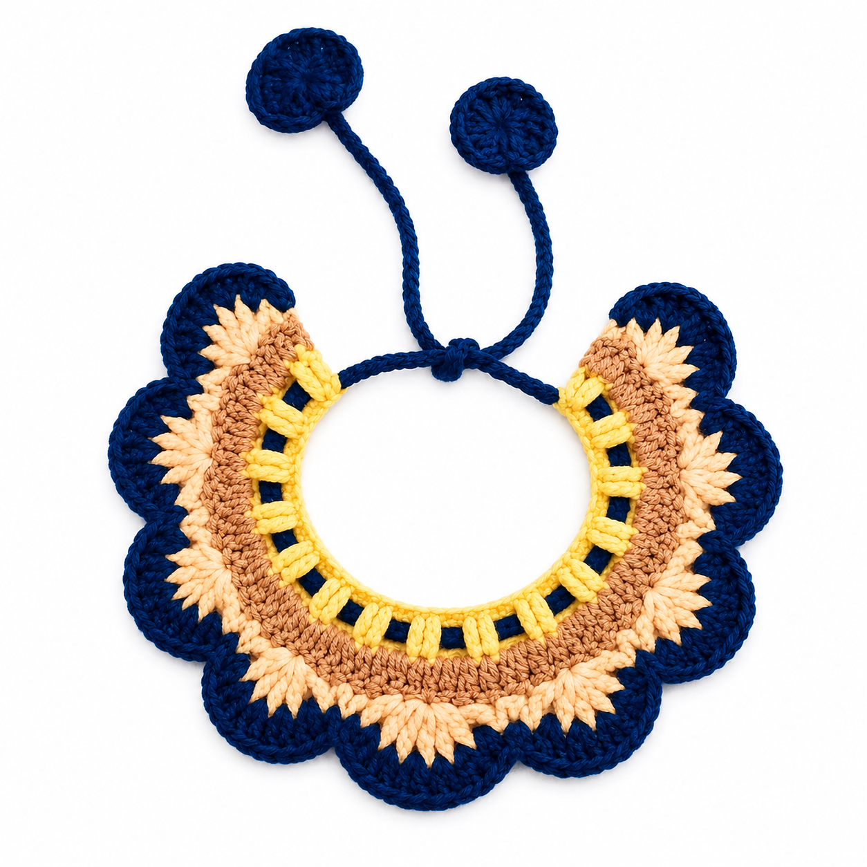 Crochet Pet Collar Pattern PDF | Scalloped Dog Collar Tutorial - Image 3