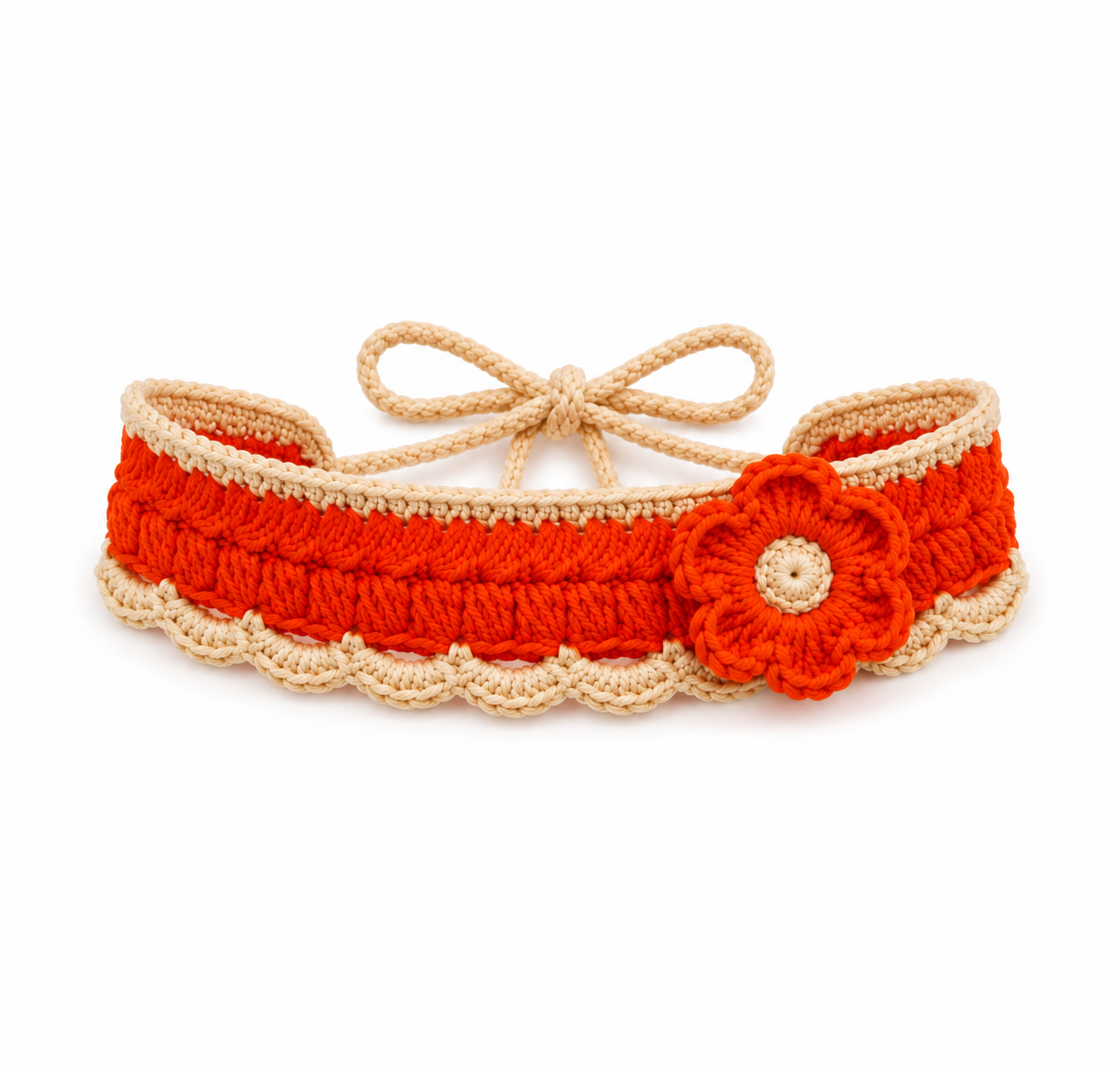 Crochet Cat Collar Pattern PDF Download | DIY Handmade Pet Collar Tutorial - Image 3