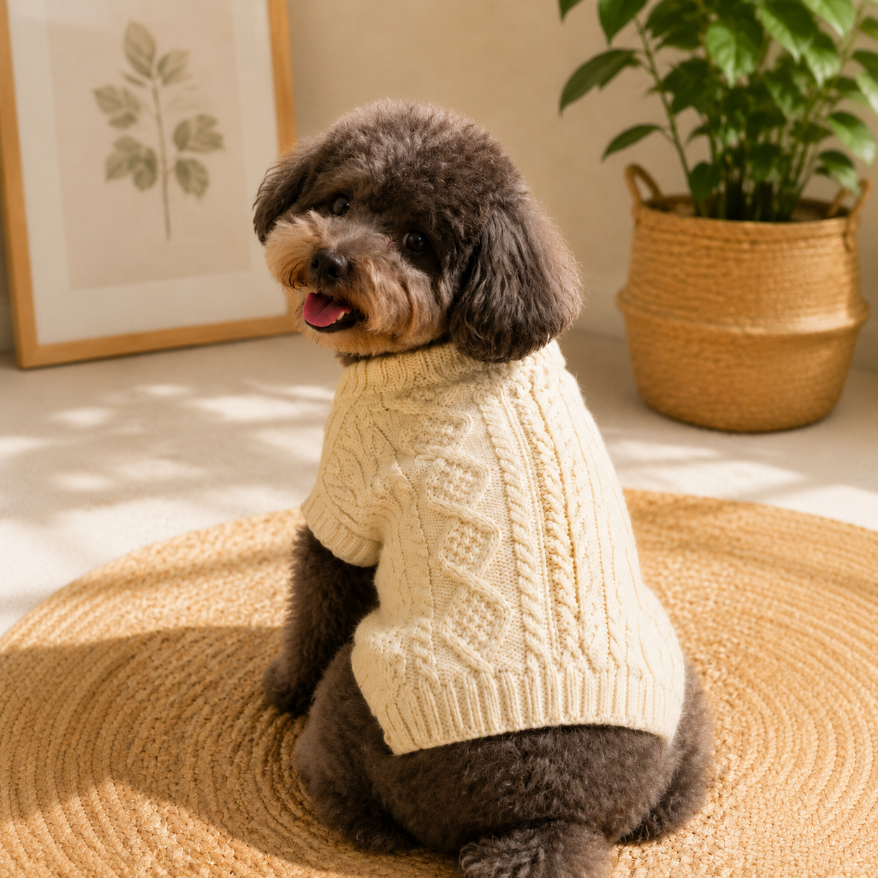 Knit Pet Sweater Pattern PDF โ Instant Download Knitting Guide