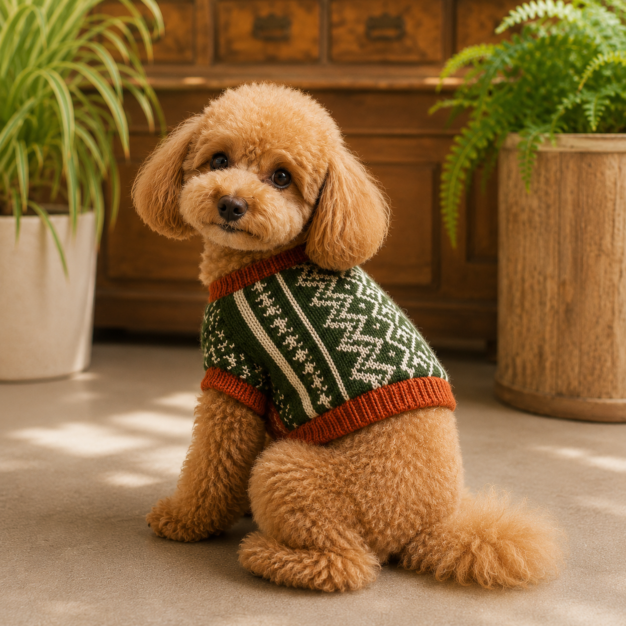 Dog Sweater Knitting Pattern PDF | Easy DIY Knit Pattern for Small Dogs