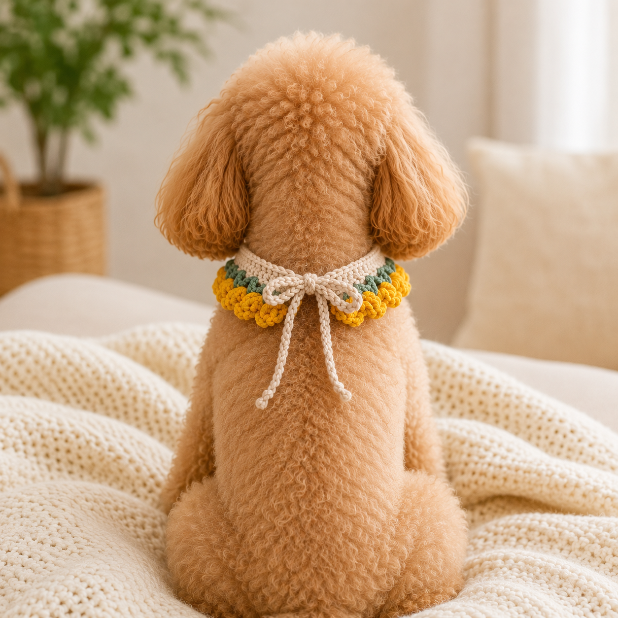 Crochet Pet Collar Pattern – Tulip Collar PDF Tutorial - Image 2