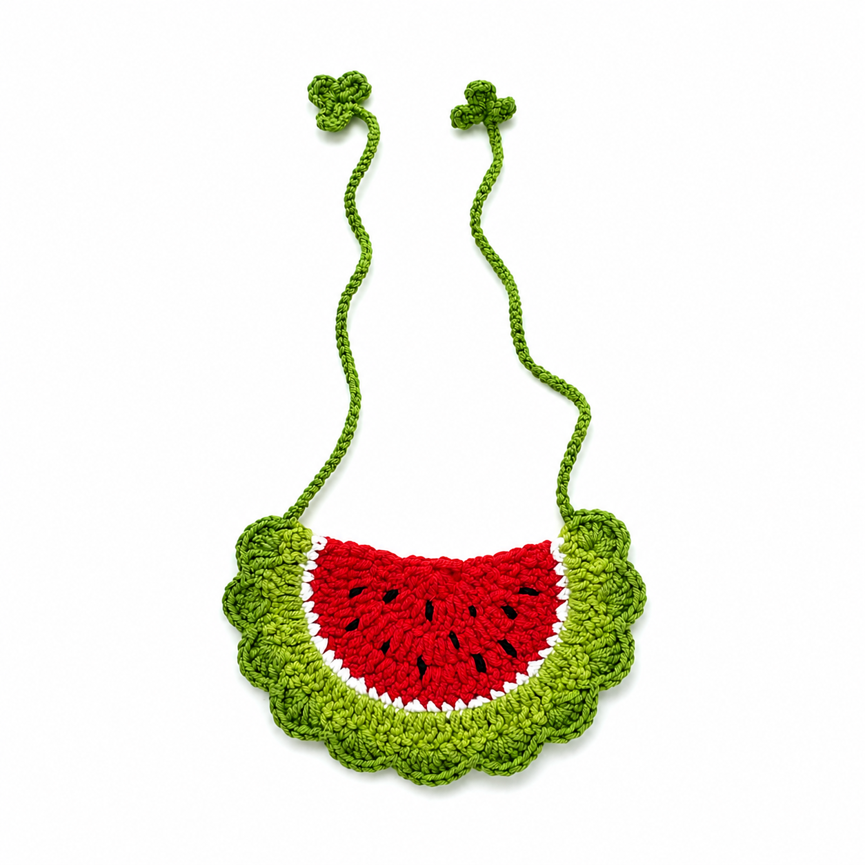 Crochet Watermelon Cat Collar โ PDF Crochet Pattern (Instant Download) - Image 3