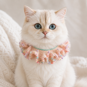 Crochet Pet Collar Pattern – Ruffle Collar Tutorial