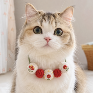Crochet Cat Necklace Pattern | Cute Handmade Pet Necklace PDF Tutorial
