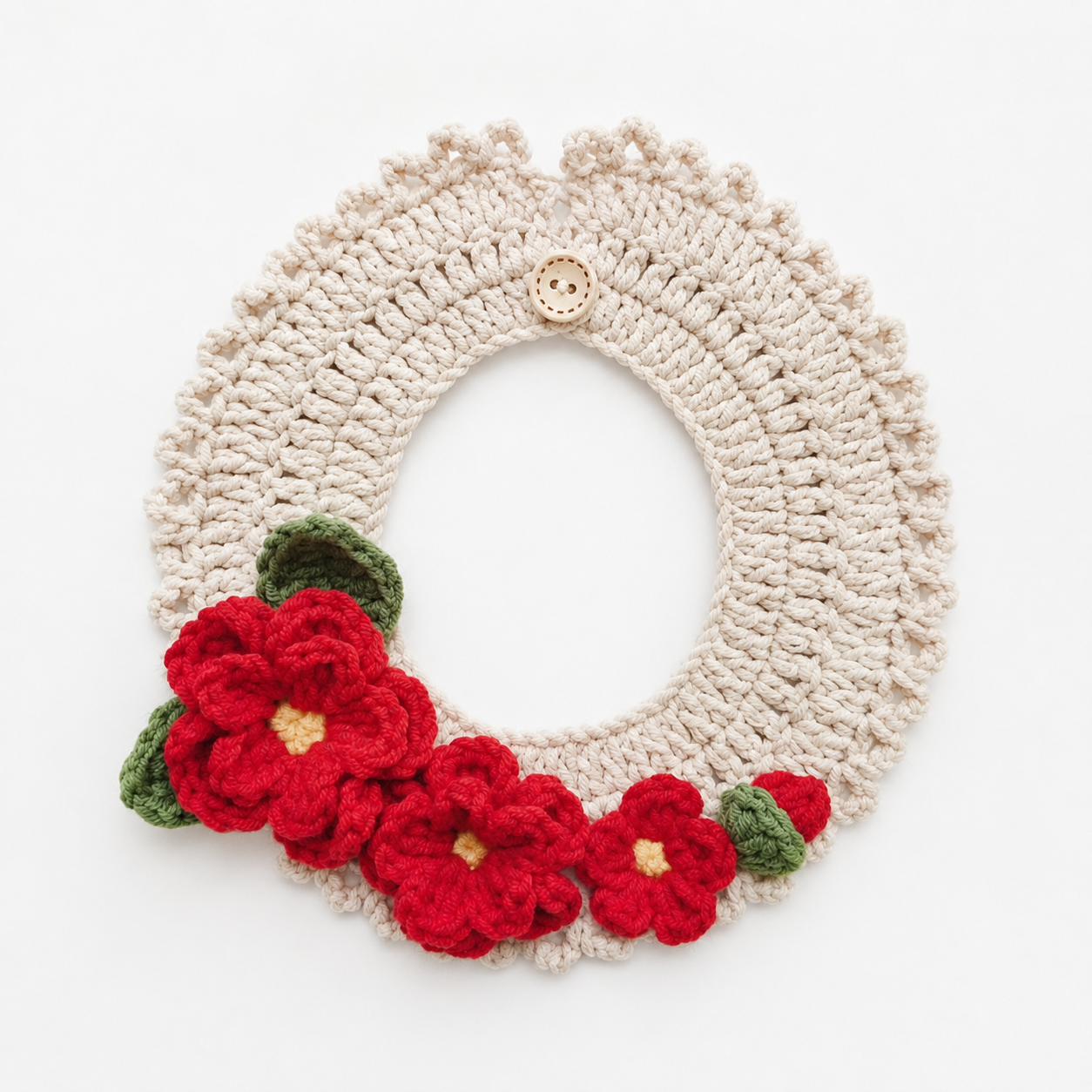 Flower Cat Collar Crochet Pattern | PDF Tutorial for Beginners - Image 3