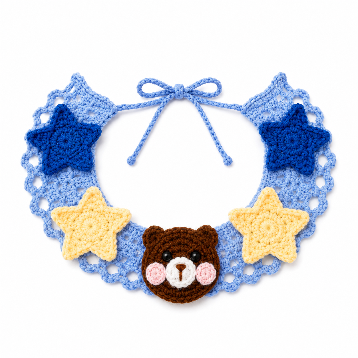 Crochet Bear Collar Pattern | Cute Pet Collar PDF Tutorial - Image 3