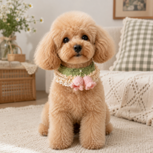Crochet Pet Collar Pattern – Lily of the Valley | PDF Tutorial